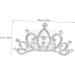 FRCOLOR Tiara Crown for Children Girls with Combs Children's Tiara Mini Comb Combs for Children Hair Comb with Rhinestone Girls Combs for Prom Children's Tiara Girls Combs Small Crown Mittel  - Buy Online on GoSupps.com