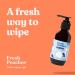Fresh Peaches Toilet Paper Gel Spray - Septic Safe, Flushable, Hypoallergenic - Eco-Friendly 4.4oz (3 Pack) - Buy Online on GoSupps.com