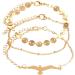 CALLARON 9 Pcs Gold Chain Miss Friendship 22.5X1.6cmx3pcs Goldenx3pcs - Buy Online on GoSupps.com