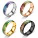 4 pieces lymphvity thermotherapeutic ring lymphatic drainage therapeutic magnetic rings thermochrome stone ring mood color change ring lymphatic drainage magnet ring for women and men 8