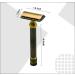 Pearl Double Edge Safety Razor - Eco-Friendly Men's Shaving Kit | Premium Close Comb Reusable Razor | Perfect Father's Day Gift (Antique Brass - Buy Online on GoSupps.com