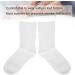 Diabetic Compression Socks for Elderly & Pregnant Women - Non-Binding Ankle Socks for Diabetic Foot Care (White) - Buy Online on GoSupps.com
