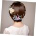 DOITOOL 1pc Prom Hair Clips Diamond Headpiece Hair Accessories for Women Prom Bridal Hair Comb Wedding Colored Hair Clips Barrettes for Women Princess Headwear Tiara Girl Women's Hair Ring - Buy Online on GoSupps.com