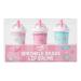 Tinc - Trio de Baumes L vres Sprinkle Milkshake - Soins Hydratants aux Parfums Cerise Cupcake et Confiserie - Accessoire Beaut Ludique pour Enfants - Multicolore - Lot de 3 Saupoudrez secouer