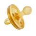 Simply Rubber Baby Pacifiers - Rounded/Cherry - Medium (6-12 mos) - Natural Rubber Pacifier - Breastfed Babies - Handcrafted in Italy - 1-Pack