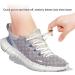 ZHENTOR Elastic No Tie Shoe Laces - Perfect for Adults, Kids, and Elderly - Black Sneaker Elastic Shoelaces - Buy Online on GoSupps.com