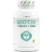 Biotin high doses 10 000 McG + selenium + zinc - 365 tablets for one year - skin hair & nails - Premium: with bioactive biotin & zinc glycinat from Albion - vegan