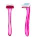 Durable Women's Razor Bikini Trimmer - Travel-Friendly Pubes Hair Removal Tool | Hot Pink T-Type Beauty Razor (1 Pack) - Buy Online on GoSupps.com