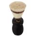 Genixart Shaving Brush, Pure Horsehair Bristle Shave Brush, Handcrafted Shaving Brushes for Men with Black Solid Wooden Handle (1 pc Gift Pack) 1pc pack