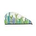 Hair Towel Wrap Hair Drying Towel with Button Towel Turban Head Towel to Dry Hair Quickly (Cartoon Cactus)