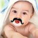 Vincente Silicone Pacifier for Toddlers - Orthodontic Mustache Design | Soft & Safe Silicone for Babies | Unisex - Buy Online on GoSupps.com