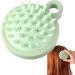 Premium Green Shower Head Skin Brush & Hairbrush - Silicone Bristles for Wet & Dry Use | Ideal Shower Accessories for Men Women & Teens - Buy Online on GoSupps.com