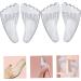NOLITOY Five Toe Sticky Front Pad Inserts | Arch Support Insoles for Women & Men | Gel Metatarsal Pads for High Heels - Buy Online on GoSupps.com