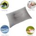 Dogxiong 2 Pack Ultralight Inflatable Pillows - Small Squared Flocked Fabric Beach Pillows for Camping and Travel - Gray - Buy Online on GoSupps.com