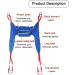 Patient Lift Toileting Sling Bathroom Transfer Hammock 4-Point Transfer Sling Hoist for Lifting Elderly Divided Leg Sling Transfer Belt for Paralyzed Elderly and Disabled (Color : 1 Size : Medium Medium 1 - Buy Online on GoSupps.com