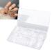 Buy Sonew 500 Pieces Almond-Shaped Acrylic Nail Tips - Clear Artificial Nails for Nail Studios & DIY Art | International Shipping Available - Buy Online on GoSupps.com
