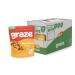 Graze - Peri Peri Snacks - Healthy Snacks Alternative for Crisps Mixed Nuts & Pretzels - Ideal if you Love Corn Broad beans and Corn hoops mixed Savoury Vegan Snacks (6x100g pack)