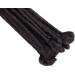 Silk-co All Human Handmade Dreadlocks Braiding Hair Extensions 12" Crochet Braids Reggae Hip-Hop Hairpiece Handmade for Braiding Dark Brown  - Buy Online on GoSupps.com