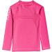 Roxy Unisex Kids Whole Hearted Long Sleeve Rashguard - UPF 50 Surf Tee for Girls 2-7 | Pink Flambe - Buy Online on GoSupps.com
