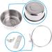 Stainless Steel Parrot Feeding Cups with Clamp Holder (3 Pcs) - Ideal for Macaw, African Gray, Parakeet, Canary, Cockatiel, Conure - Bird Cage Feeding Bowls by Hamiledyi - Buy Online on GoSupps.com