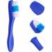 Beaupretty Manual Toothbrush Set - 10 Pieces Security Thumbsprint Design Compact Grip for Effective Mouth Cleaning - Buy Online on GoSupps.com