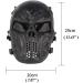 Anyoupin Skull Skeleton Full Face Airsoft Paintball Mask with Gray PC Lenses - M06 Tactical Mask for Halloween, Cosplay, and Masquerade Parties - Buy Online on GoSupps.com