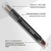 LUXAZA Smoky Gray Brown Eyeshadow Stick - Waterproof Creamy Metallic Pencil Crayon - Buy Online on GoSupps.com