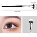 Mascara Fan Brush for Lashes | Soft Synthetic Fiber 120 Mascara Fan Brush | Eyelash Makeup Brush Folding Eyelash Eyebrow Brush for Elongated Volumized Eye Lashes Frifer - Buy Online on GoSupps.com
