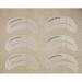 Frcolor 6Pcs Eyebrow Stencil Set - Perfect Grooming & Shaping Tool for Flawless Makeup - 3 Styles Available - Buy Online on GoSupps.com