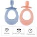 TOVINANNA 6 Pack Silicone Manual Training Toothbrush for Kids - Safe Fun Oral Care & Children's Toys - Buy Online on GoSupps.com