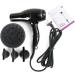 Ionic Hair Dryer Professional Hair Dryer 1800W Fast Dry Dryer Salon Women Hairdryer for Curly and Straight Hair 3 Heat 2 Speed and Cool Shot Button 4 Nozzle for Travel Salon Home Use Black small gift - Buy Online on GoSupps.com