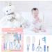 TOPINCN Baby Grooming Kit - Anti-Scratch Colorful 6Pcs Nail Kit for New Parents - Blue - Buy Online on GoSupps.com