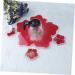 NUOBESTY 2 pcs Shape Coaster Manual Flower Mold DIY Silicone Epoxy Cup Practical Mould Creative Crystal Transparent 37.5X33.5X2CM - Buy Online on GoSupps.com