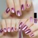 Metallic Nail Polish - Quick Dry Mirror Finish | 4 Colors: Light Pink Dark Pink Silver Rose Gold | Long Lasting 6ML Nail Varnish - No UV Required - Buy Online on GoSupps.com