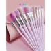 10pcs Makeup Brush Set - Foundation Powder Blush & Eyeshadow Brushes for Women | Premium Cosmetic Tools - Buy Online on GoSupps.com