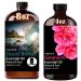 Ocean Breeze Essential Oil 8 Fl Oz and Geranium Essential Oil 4 Fl Oz for Diffuser Humidifier Yoga Cleaning DIY Candle Soap Making Perfume Gift for Essential Oils