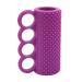 Squeeze Finger Strengthening Equipment Silicone 4 Finger Squeeze Strengthener for Stroke Rehabilitation Training Purple