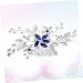 DOITOOL 1pc Hair Barrettes for Women Bridal Hair Comb Pearl Wedding Comb Crystal Hair Comb Combs for Women Flower Hair Comb Tiara Accessories Bride European and American - Buy Online on GoSupps.com