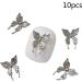 FEIlei 10Pcs 3D Butterfly Nail Charms for Nails Alloy Butterfly Nail Charms Decoration DIY Alloy Nail Butterfly Charms 15# - Buy Online on GoSupps.com