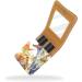 Dinosaur Cartoon Leather Lipstick Case | Mini Lip Gloss Organizer with Mirror - Stylish Makeup Storage - Buy Online on GoSupps.com