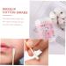 Organic Cotton Swab Tips for Babies & Makeup - 4 Boxes of Premium Ear & Head Swabs - 7.3x0.4cm White - Buy Online on GoSupps.com
