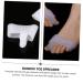 Lurrose 2 Sets Front Foot Friction Bunion Relieving Guards Protectors - Soft Gel Toe Correctors for Comfortable Feet - 3 Pairs Separator Set for Forefoot Insoles - 7.5x5.8cm, White - Buy Online on GoSupps.com