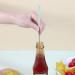 Retractable Silicone Spatula & Spoon - Easy Clean Portable Design for Cosmetics & Lip Gloss - Buy Online on GoSupps.com