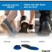 Tulis Plantar Fasciitis Insoles - Full Length Orthotic Arch Support, Shock Absorption - Large (1 Pair) - Buy Online on GoSupps.com