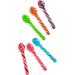 Candy Cane Spoons Small Candy Cane Spoons - 6 Flavors - Strawberry Tutti Frutti Blueberry Apple Cherry & Orange - Buy Online on GoSupps.com