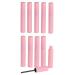 KALLORY 30 Pcs Eyelash Brush Empty Tube Lash Containers Empty Mascara Tube Plastic Magnetic Bottled Pink Pinkx3pcs 10.5X1.5X1.5CMx3pcs