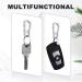 Redamancy 4 PCs Removable Carabiner Hooks & Key Rings - Durable Carabiner Key Chains for Men & Women - Ideal for Outdoor & Everyday Use - Buy Online on GoSupps.com