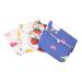 Healeved Menstration Crustation Lobster 4pcs Napkin Storage Bag Menstration Crustation Lobster Feminine Menstruation Bag s Coin Holder Canvas Stand Makeup Brush Container Nursing Pad Bag