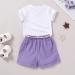 YOUNGER TREE Toddler Baby Girls Watermelon T-shirt + Linen Shorts Set with Belt - Mermaid Theme - Buy Online on GoSupps.com