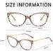 Shop Ljczka Vintage Blue Light Filter Cat Eye Glasses for Women - Stylish Brown Leopard & Metal Frames 0.0 Prescription Available Enhance Your Eye Comfort! - Buy Online on GoSupps.com